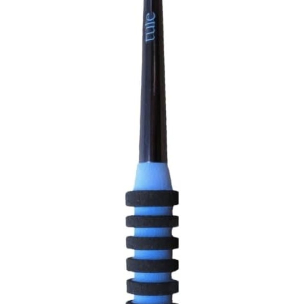 Blue and Black Curling Wand